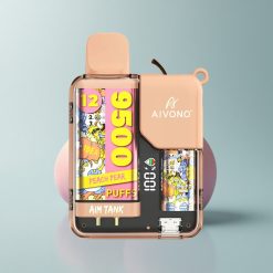 Aivono Aim Tank 9500 Puffs Durazno Pera LCD 650mAh