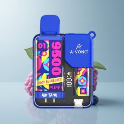 Aivono Aim Tank 9500 Puffs Frambuesa Azul 650mAh 5% Nicotina