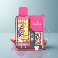 Aivono Aim Tank 9500 Puffs Helado de Fresa 5% Nicotina 650mAh