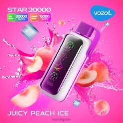 Vozol Vape - VOZOL STAR 20000 jugoso hielo de durazno 8VJRF10